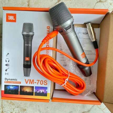 JBL VM 70S Vocal Dynamic Wired Microphone With 6M Cable